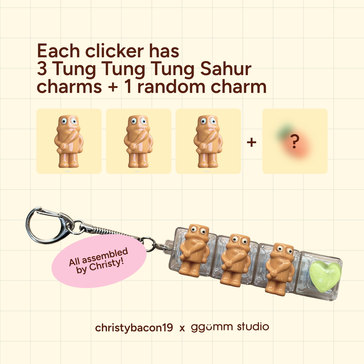 TripleT Keycap Clicker | christybacon19 x ggümm studio
