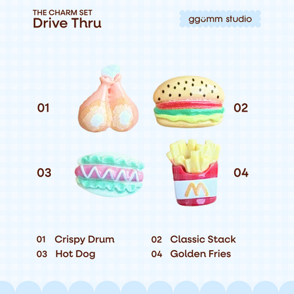 DIY Fidget Keycap Clicker Keychain | Drive Thru Charm Set