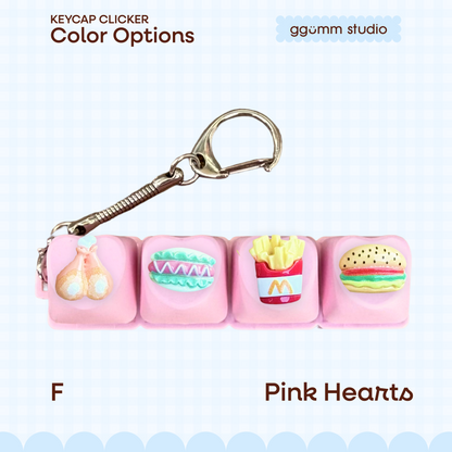 DIY Fidget Keycap Clicker Keychain | Drive Thru Charm Set