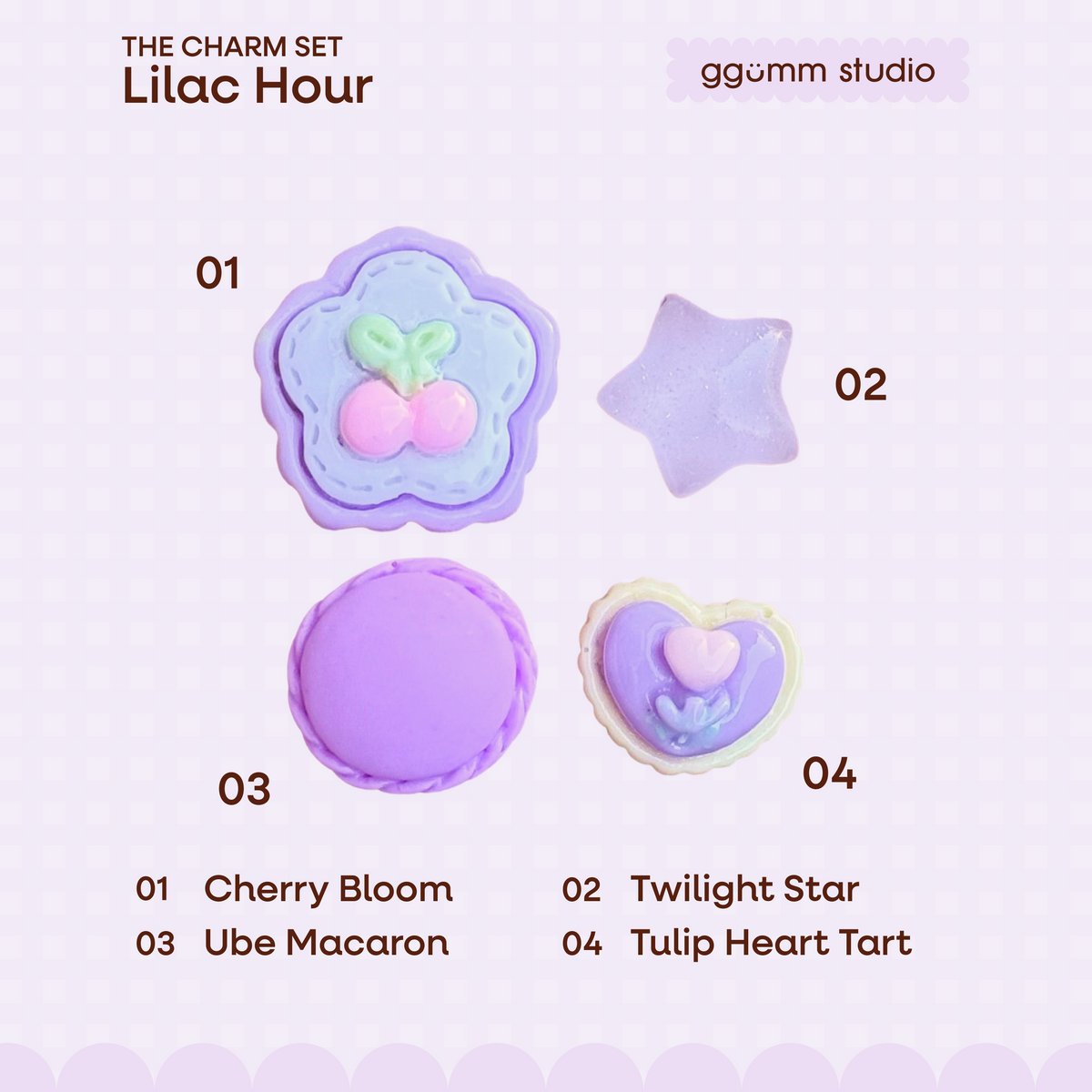 DIY Fidget Keycap Clicker Keychain | Lilac Hour Charm Set