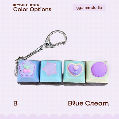 DIY Fidget Keycap Clicker Keychain | Lilac Hour Charm Set