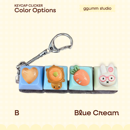 DIY Fidget Keycap Clicker Keychain | My Clementine Charm Set