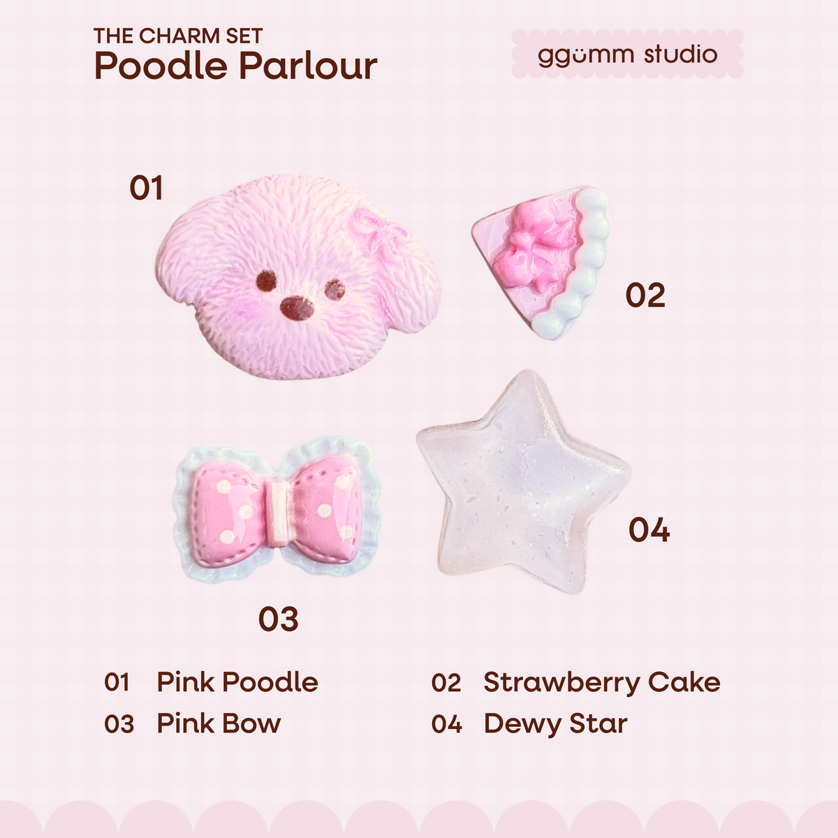 DIY Fidget Keycap Clicker Keychain | Poodle Parlour Charm Set