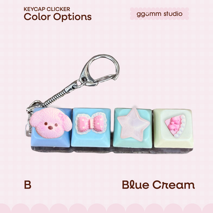 DIY Fidget Keycap Clicker Keychain | Poodle Parlour Charm Set