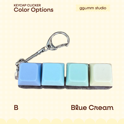 DIY Fidget Keycap Clicker Keychain | Sunday Picnic Charm Set