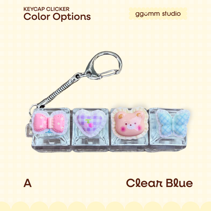 DIY Fidget Keycap Clicker Keychain | Sunday Picnic Charm Set
